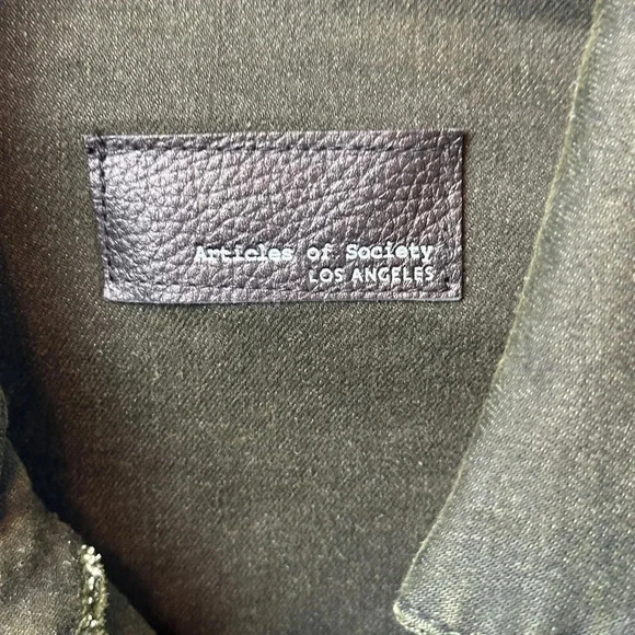NWT’S. Articles of Society Taylor Dark Fern Green Denim Jean
Jacket, - Picture 4 of 11